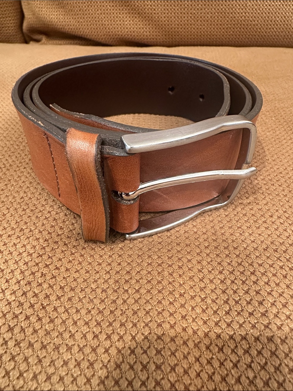 Allen Edmonds Brown Leather Belt